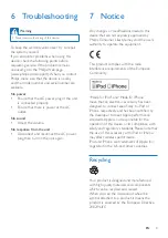 Предварительный просмотр 8 страницы Philips AD420 User Manual