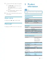 Предварительный просмотр 8 страницы Philips AD530 User Manual