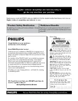 Предварительный просмотр 3 страницы Philips AD7050W/37 User Manual