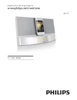 Предварительный просмотр 1 страницы Philips AD713 User Manual