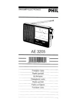 Предварительный просмотр 1 страницы Philips AE 3205 Operating Instructions