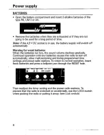 Preview for 8 page of Philips AE 3650 Instructions For Use Manual