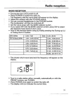 Preview for 11 page of Philips AE 3650 Instructions For Use Manual