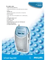 Philips AE1505 Specifications предпросмотр