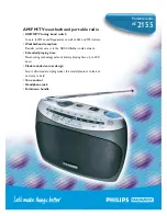 Предварительный просмотр 1 страницы Philips AE2155 Brochure