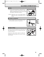 Preview for 29 page of Philips AE2380 - User Manual