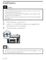 Preview for 10 page of Philips AE2430 User Manual