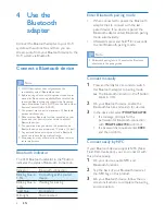 Предварительный просмотр 8 страницы Philips AEA2700 User Manual