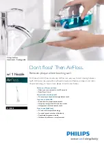 Philips AirFloss Interdental HX8241/02 Quick Manual preview