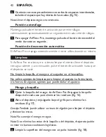 Preview for 42 page of Philips AIRFLOSS PRO Directions For Use Manual