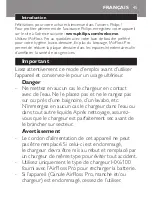 Preview for 45 page of Philips AIRFLOSS PRO Directions For Use Manual