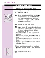 Preview for 12 page of Philips Airstylist duo 300 User Manual