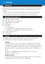 Preview for 42 page of Philips Airstylist HP4653 User Manual