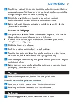 Preview for 61 page of Philips Airstylist HP4653 User Manual
