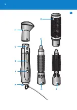 Preview for 3 page of Philips Airstylist Ion HP4674 Manual