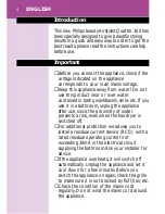 Preview for 4 page of Philips Airstylist quattro 300 User Manual