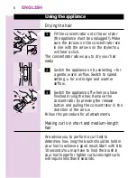 Preview for 6 page of Philips Airstylist quattro 600 User Manual