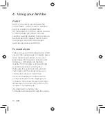 Preview for 10 page of Philips AirVibe AS3500 Series User Manual