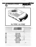 Philips AJ 3390 User Manual preview