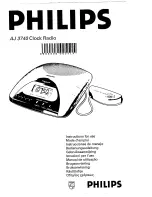 Предварительный просмотр 1 страницы Philips AJ 3740 Instructions For Use Manual