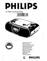 Philips AJ 3920 (Portuguese) Manual предпросмотр