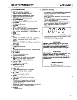 Preview for 5 page of Philips AJ 3930 (Finnish) User Manual