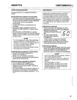 Предварительный просмотр 9 страницы Philips AJ 3930 (Finnish) User Manual