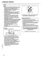 Preview for 10 page of Philips AJ 3930 (Finnish) User Manual