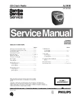 Philips AJ-3950 Service Manual preview