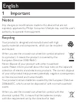 Preview for 2 page of Philips AJ110 User Manual