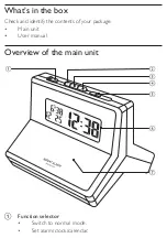 Предварительный просмотр 4 страницы Philips AJ110 User Manual