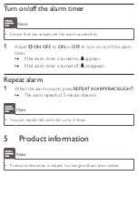 Preview for 8 page of Philips AJ110 User Manual