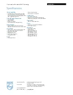 Preview for 3 page of Philips AJ301D Specifications