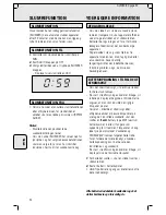 Предварительный просмотр 34 страницы Philips AJ3080 Instructions For Use Manual