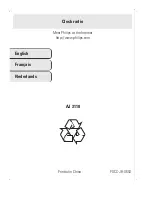 Preview for 12 page of Philips AJ3110 User Manual