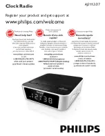 Philips AJ3112 User Manual preview