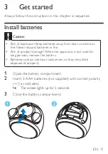 Предварительный просмотр 13 страницы Philips AJ3138 User Manual