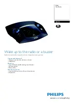 Предварительный просмотр 1 страницы Philips AJ3225 Specifications