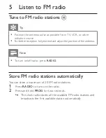 Preview for 16 page of Philips AJ3270D User Manual