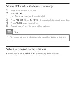 Preview for 17 page of Philips AJ3270D User Manual