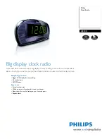 Philips AJ3540 Specification Sheet preview