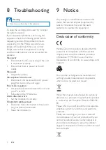 Предварительный просмотр 9 страницы Philips AJ3800/12 User Manual