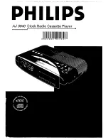 Preview for 1 page of Philips AJ3840 (Danish) Manual