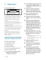 Предварительный просмотр 4 страницы Philips AJ4000B User Manual