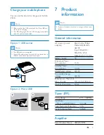 Предварительный просмотр 9 страницы Philips AJ4000B User Manual