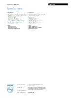 Preview for 3 page of Philips AJ5000 Specifications