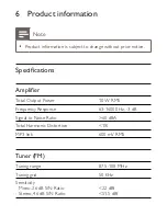 Preview for 27 page of Philips AJ5350D User Manual