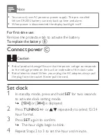 Preview for 12 page of Philips AJ7030D User Manual