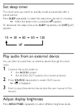 Предварительный просмотр 17 страницы Philips AJ7030DB User Manual