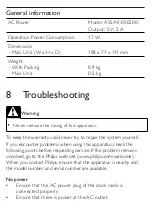 Предварительный просмотр 19 страницы Philips AJ7030DB User Manual